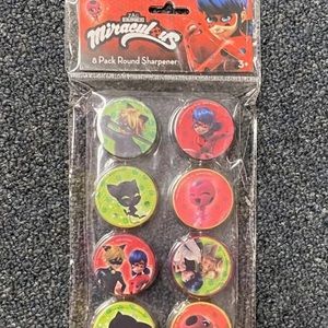 Miraculous Ladybug pencil sharpeners.